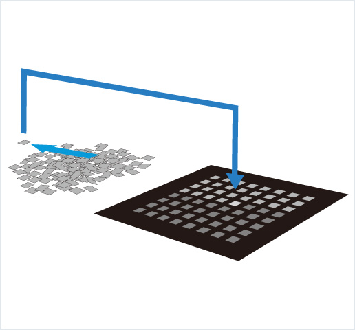 ［Image］Tray setter： 小尺寸单片用托盘排列机